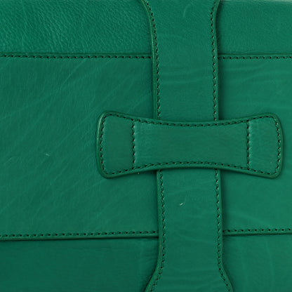 Jimmy Choo Grainy Calfskin Small Ramona Satchel Green 22 of 25