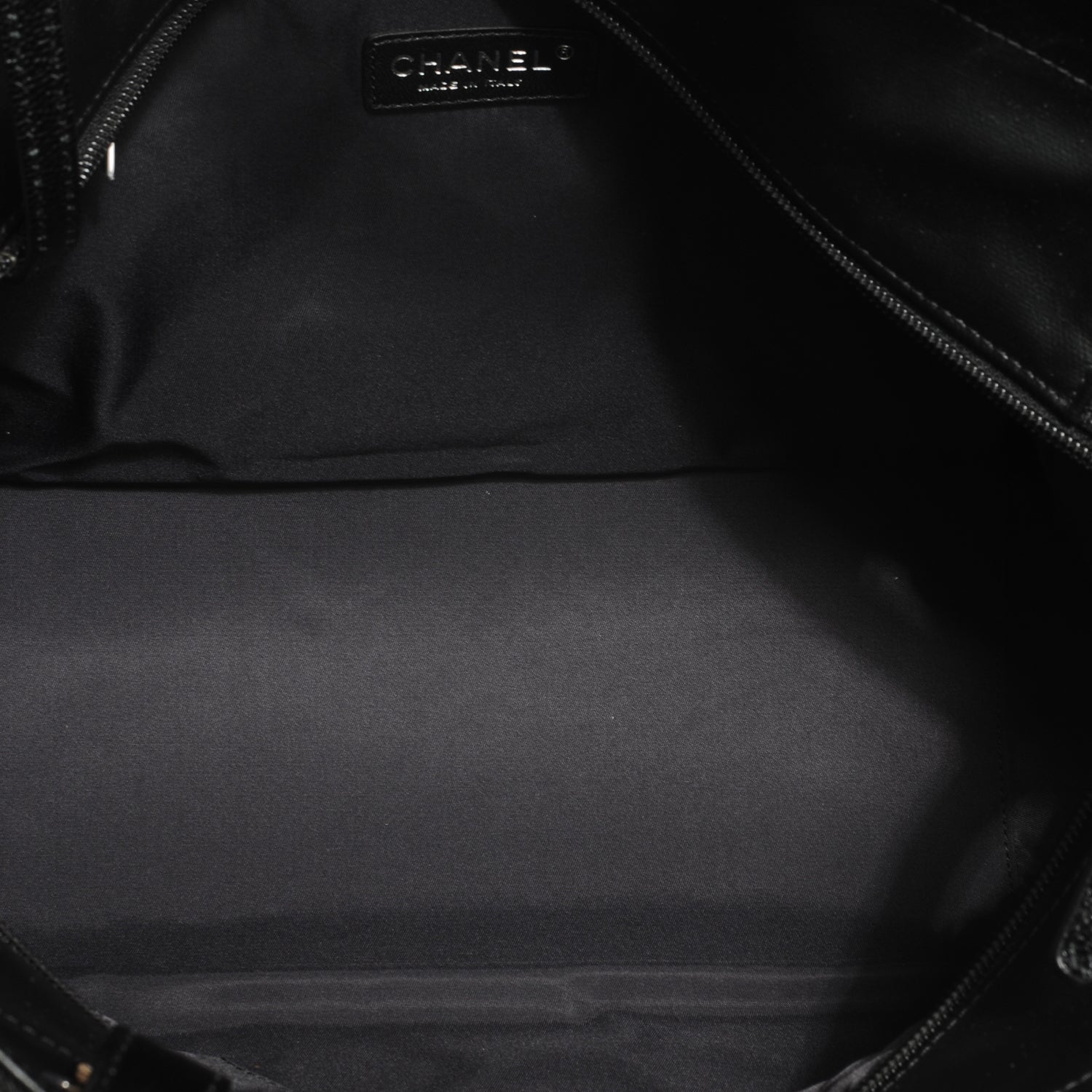 Chanel Coated Canvas Large Paris Biarritz Tote Black 5 of 7