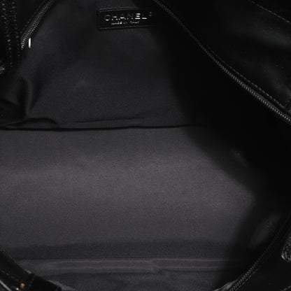 Chanel Coated Canvas Large Paris Biarritz Tote Black 5 of 7