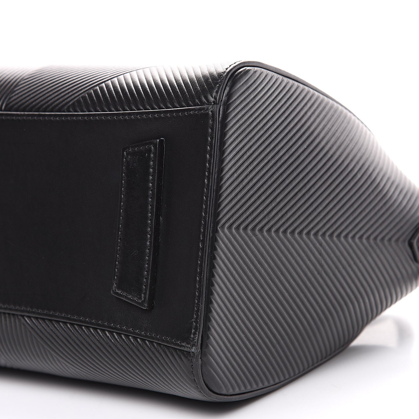 Calfskin Geometric Embossed Small Antigona Black