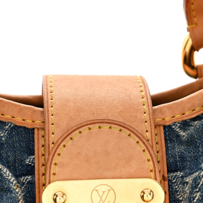 Louis Vuitton Monogram Denim Pleaty Blue 11 of 12