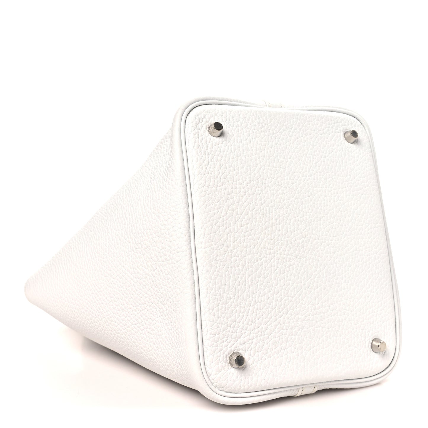 Taurillon Clemence Picotin Lock 22 MM White