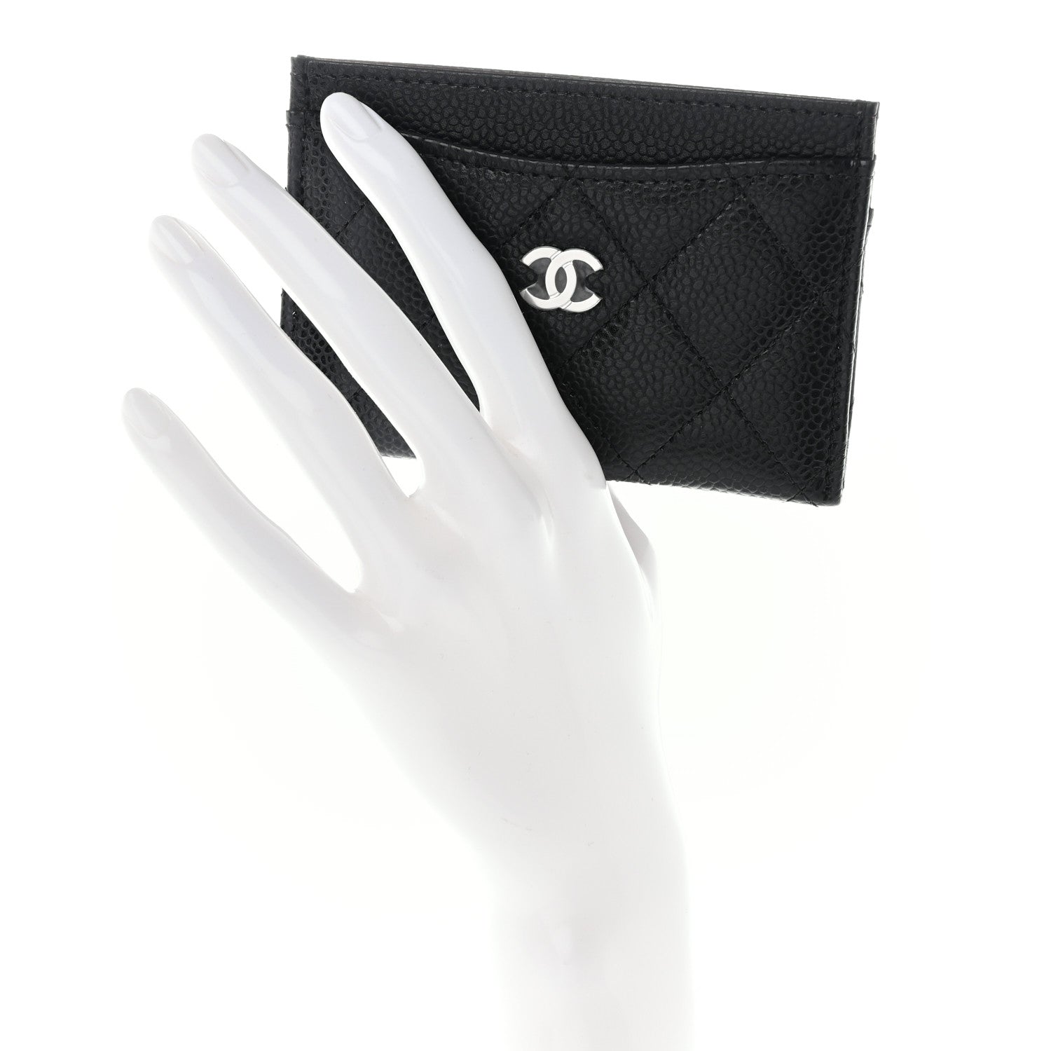 Chanel Caviar Quilted Card Holder Black 2 of 8