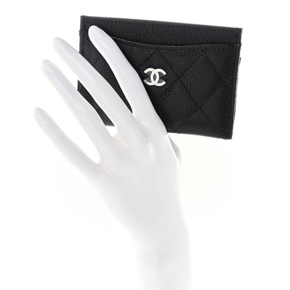 Chanel Caviar Quilted Card Holder Black 2 of 8