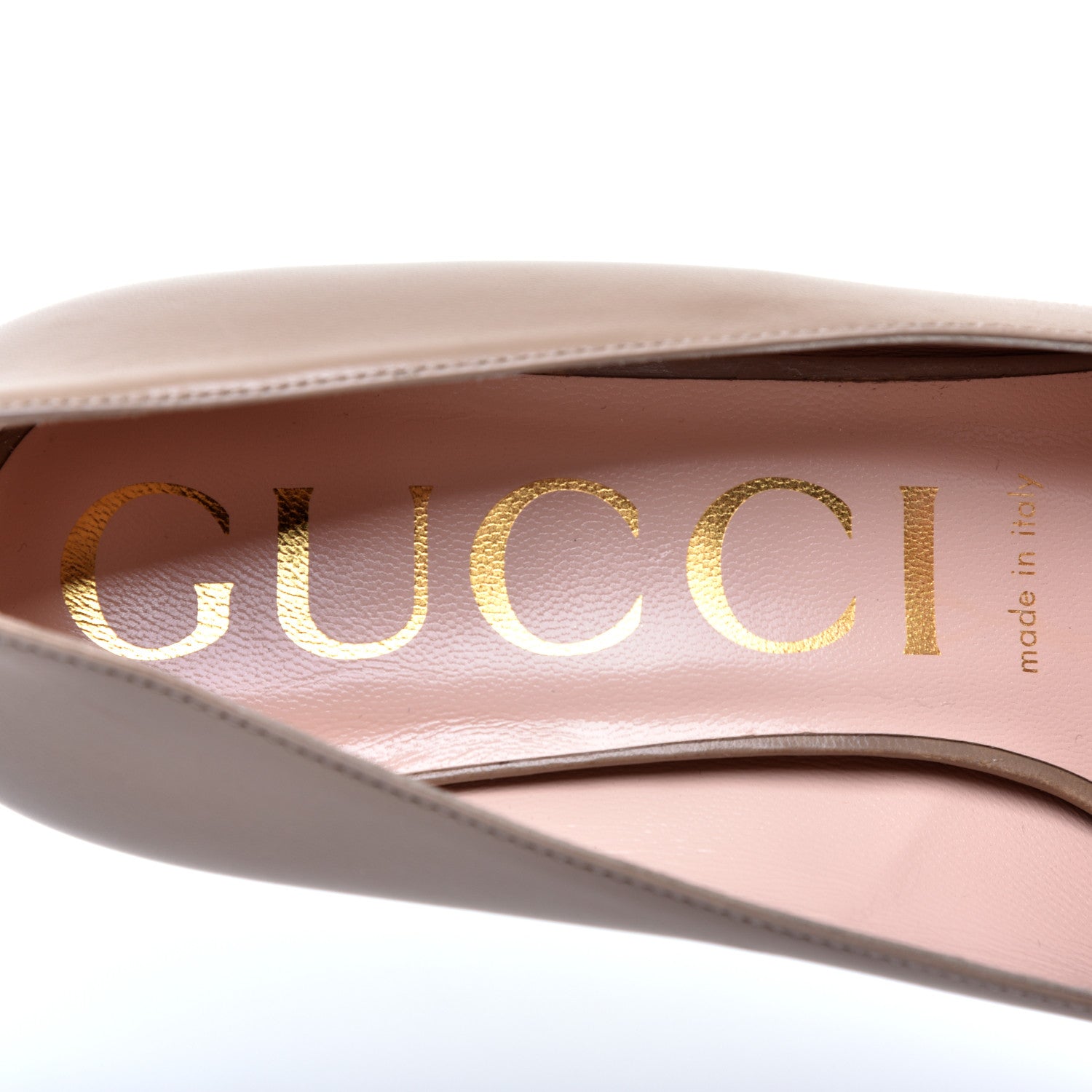 Gucci Malaga Kid Sylvie Web Chain Mid Heel Loafers 39 Mud 7 of 8