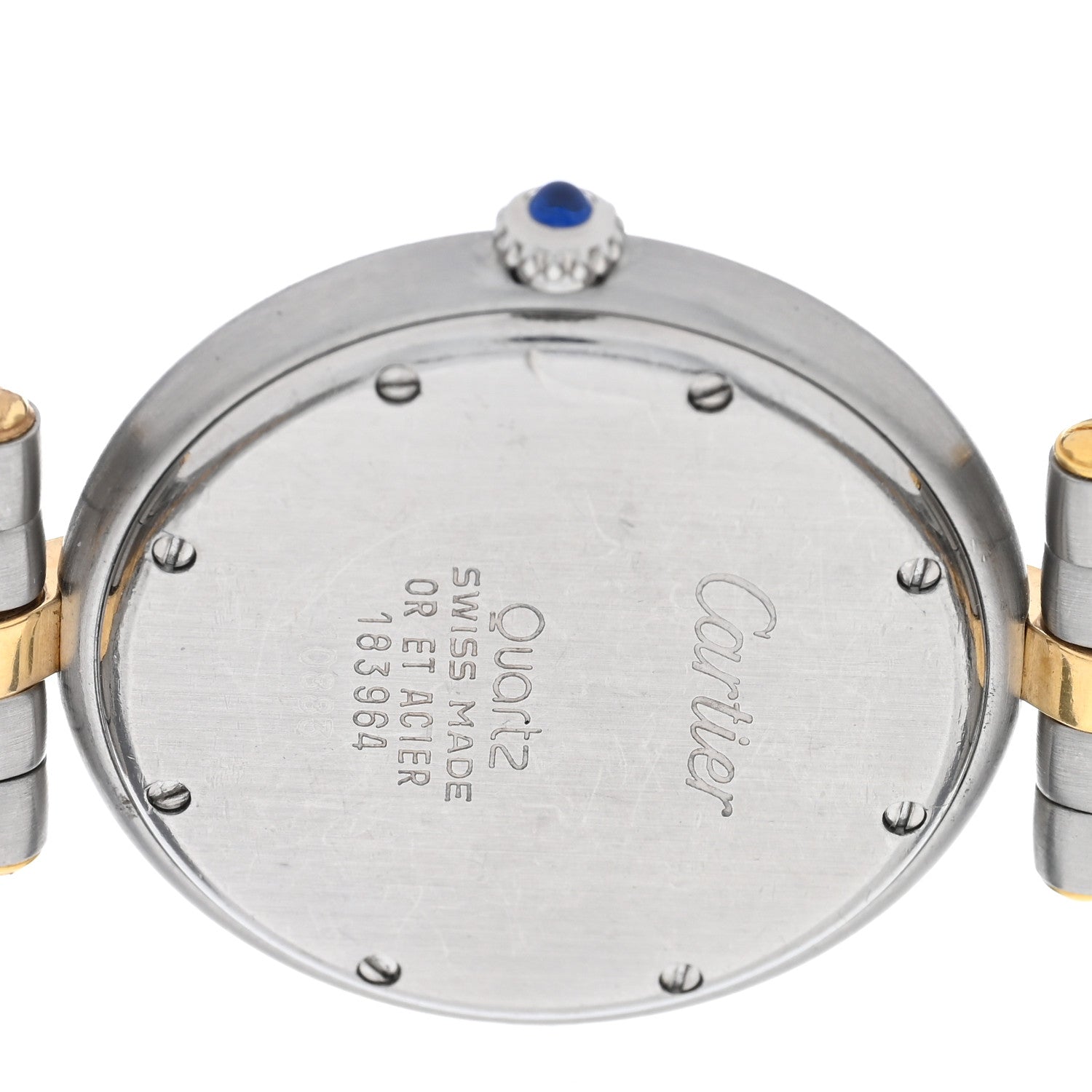 Cartier Stainless Steel 18K Yellow Gold 29mm Panthere Vendome Quartz Watch 4 of 4