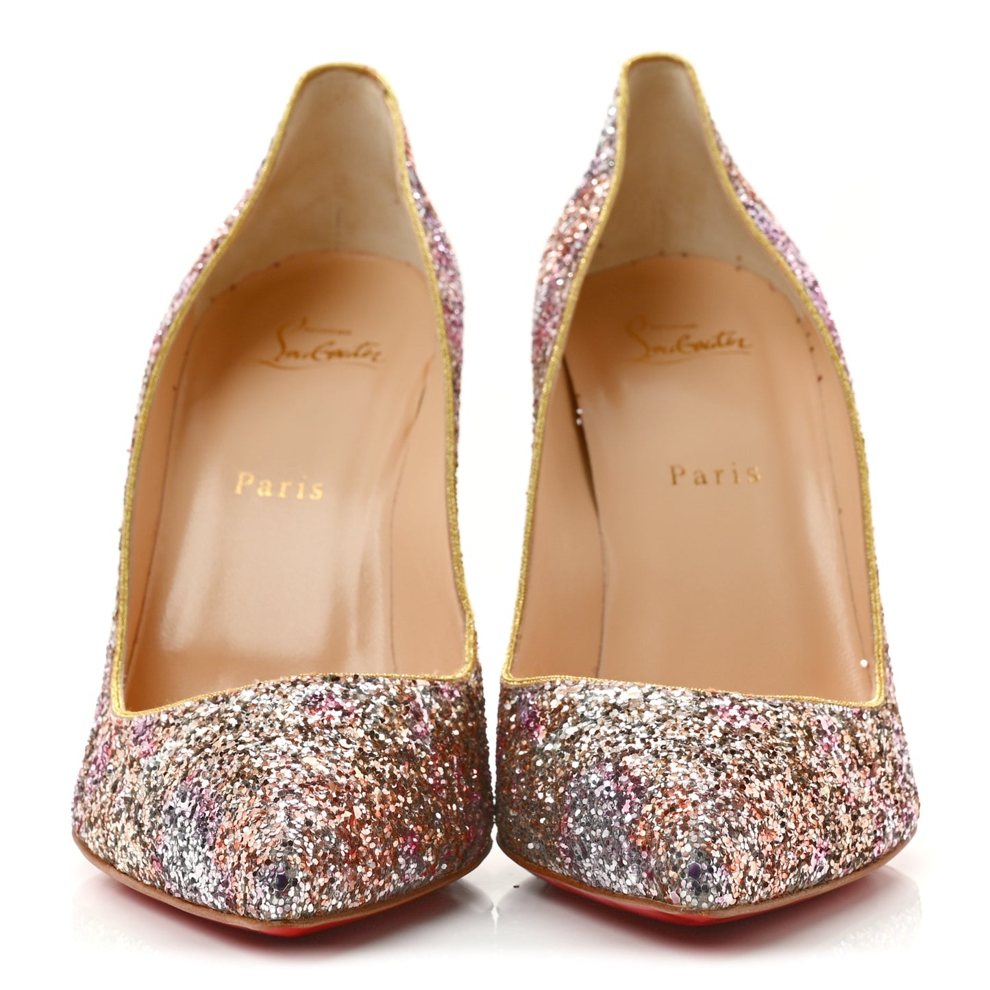 Glitter Aqua Ruban Met Pigalle Follies 100 Pumps 41 Rosette Gold