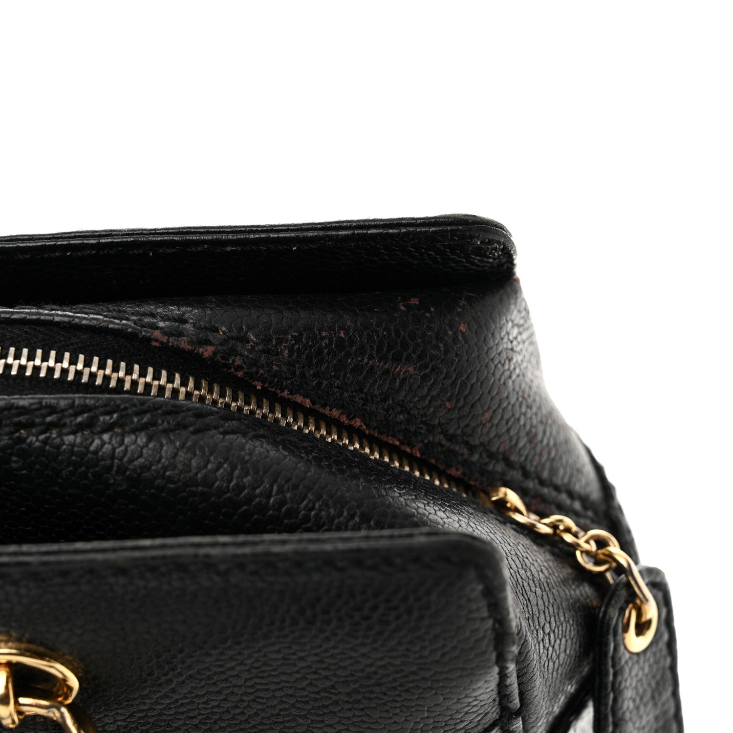 Chanel Caviar Stitched Chocolate Bar Shopping Black 14 of 21