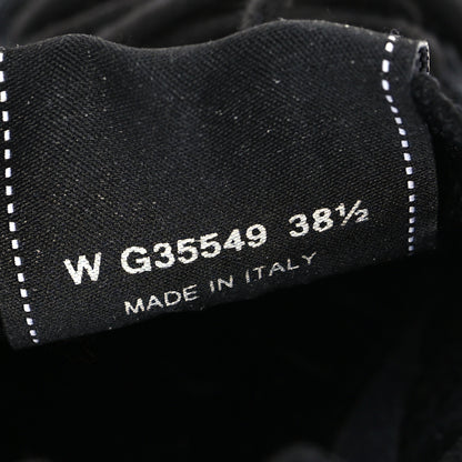 Chanel Fabric Logo Sneakers 38.5 Black 7 of 7