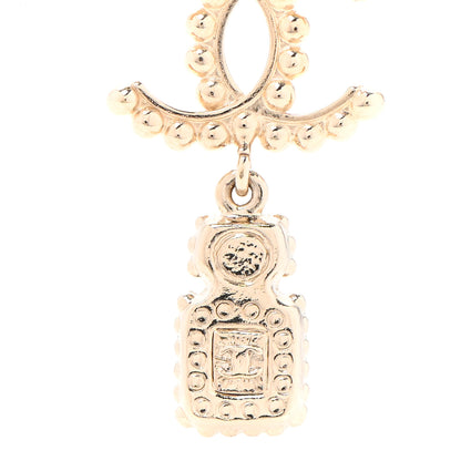 Chanel Crystal Pearl CC Necklace Pearly White Gold 6 of 6