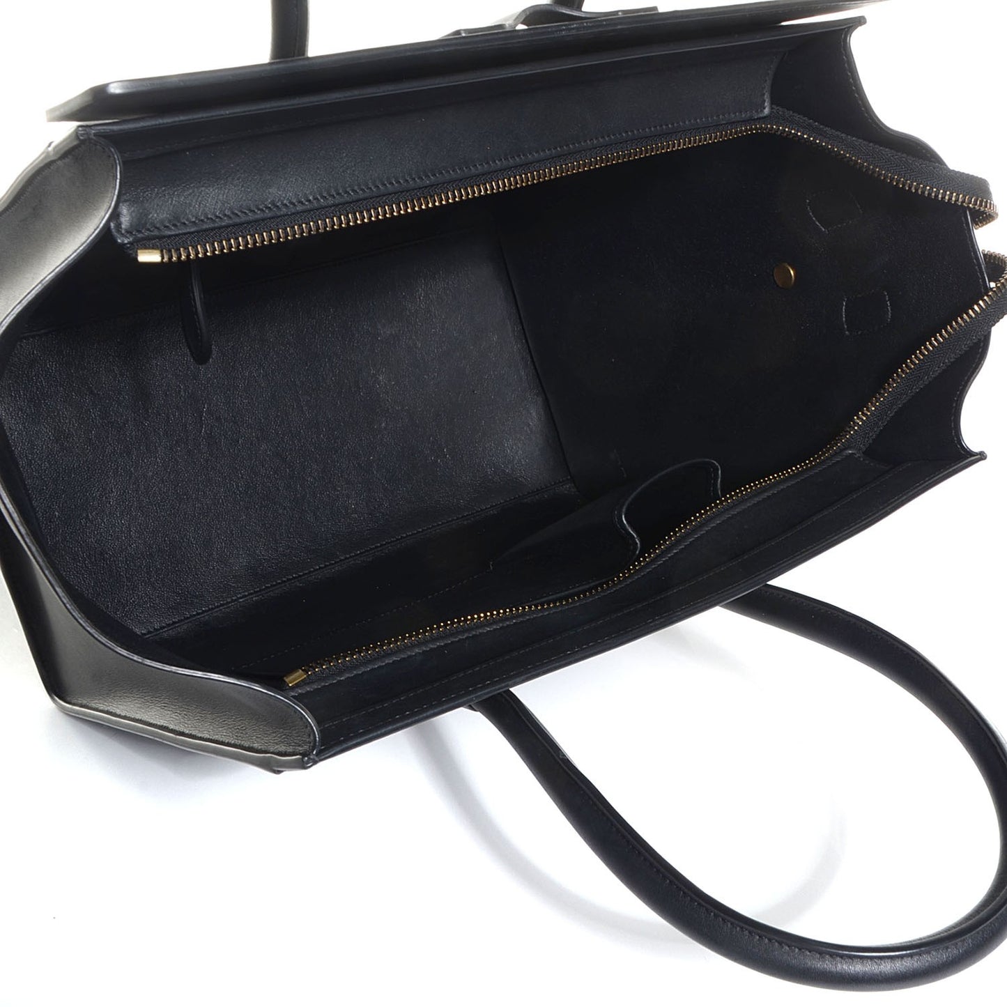 Smooth Calfskin Micro Luggage Black