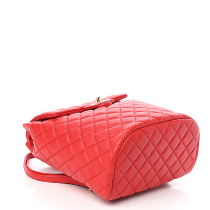 Chanel Lambskin Quilted Small Urban Spirit Backpack Red 4 of 10