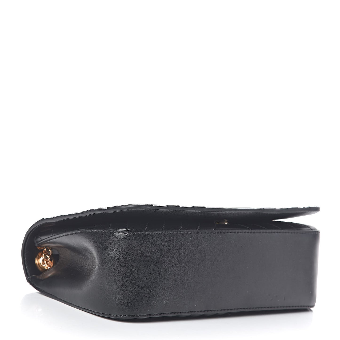 Alter Nappa Star Medium Flap Shoulder Bag Black