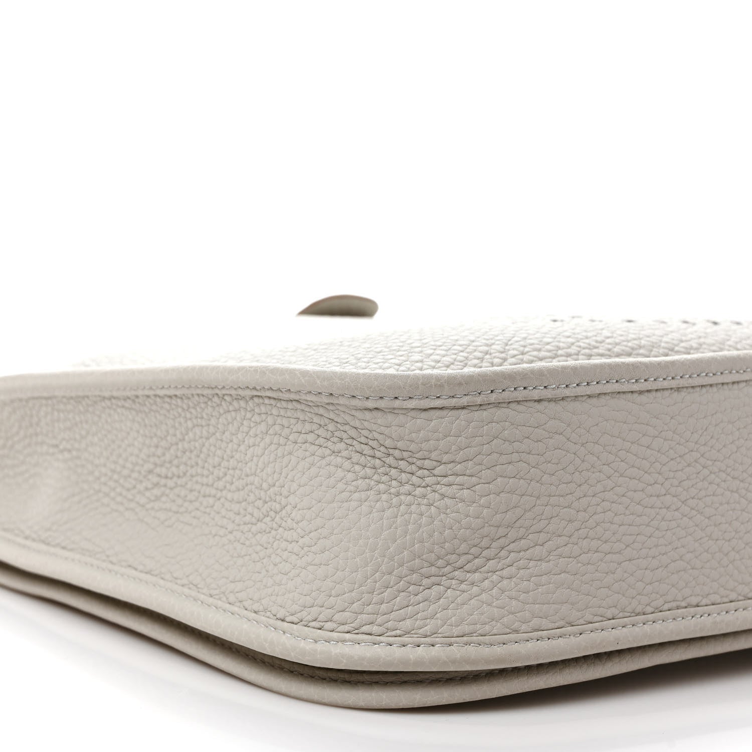 Hermes Taurillon Clemence Evelyne III PM Gris Perle 7 of 8