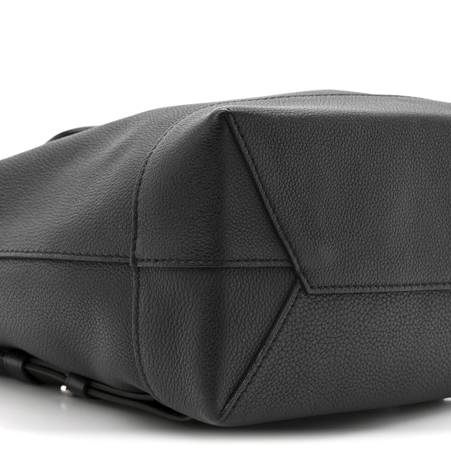 Calfskin Lockme Backpack Black