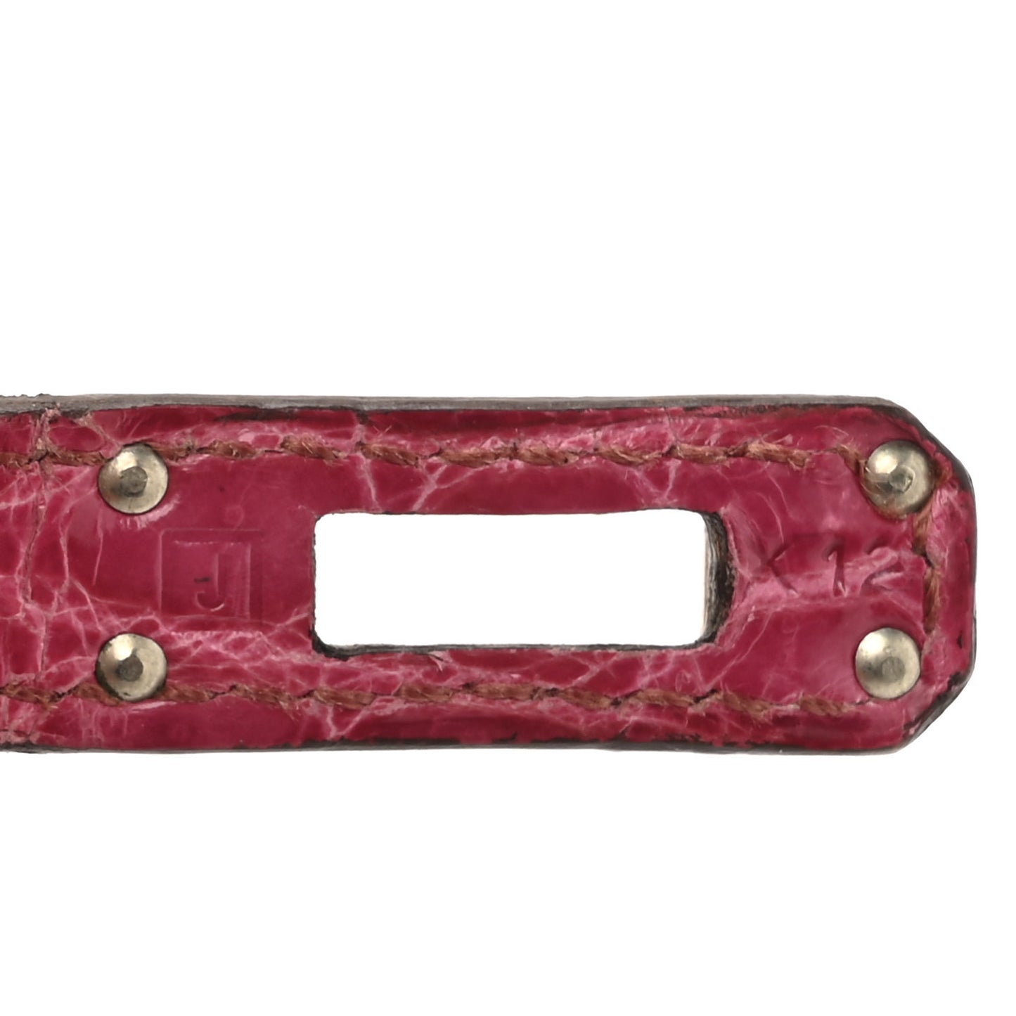 Shiny Niloticus Crocodile Birkin 25 Rose Scheherazade