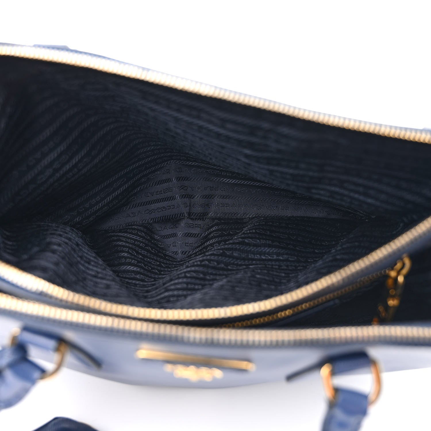 Prada Saffiano Lux Large Galleria Double Zip Tote Bluette 6 of 28