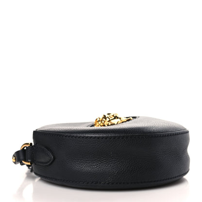 Versace Calfskin La Medusa Round Camera Bag Black 4 of 8