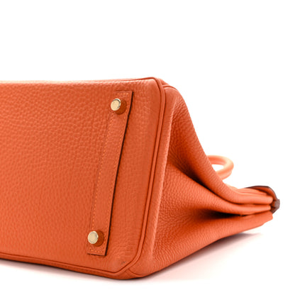 Hermes Togo Birkin 30 Orange 10 of 10