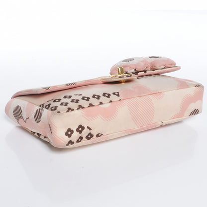 Chanel Silk Pillowed Camellia Flap Pink 4 of 9