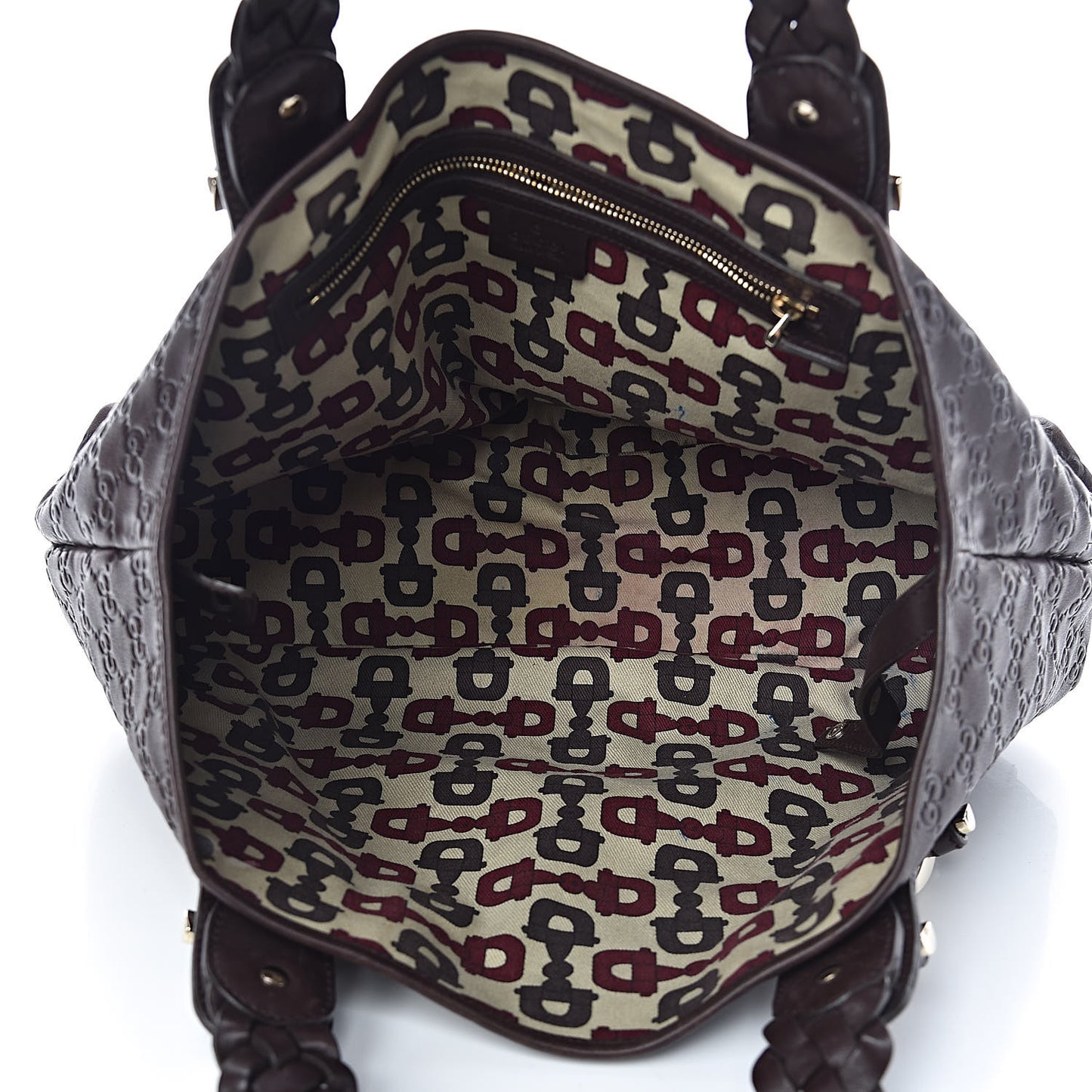 Guccissima Small Pelham Shoulder Bag Chocolate