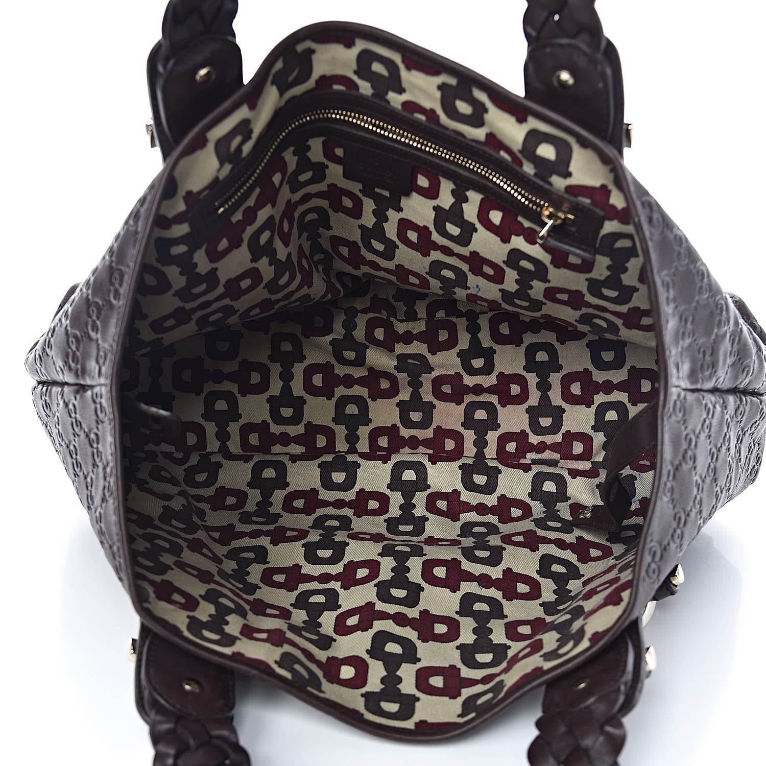Gucci Guccissima Small Pelham Shoulder Bag Chocolate 5 of 17