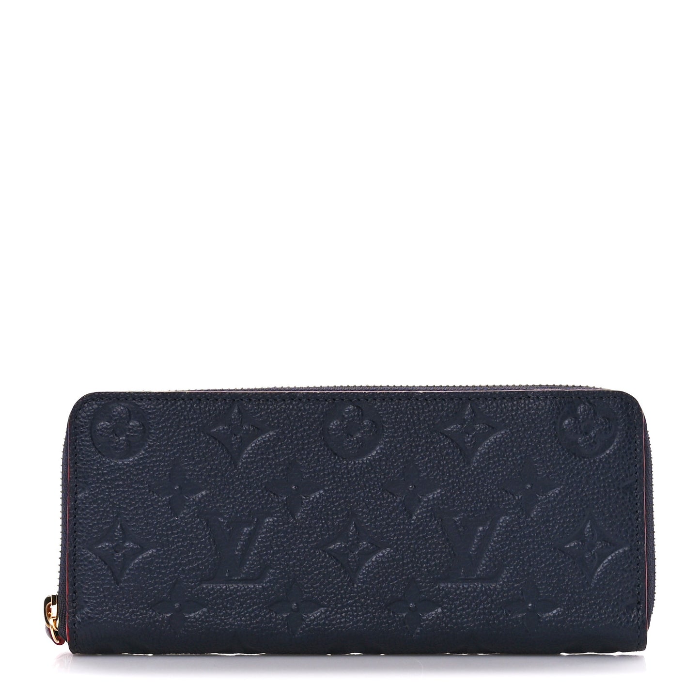 Empreinte Clemence Wallet Marine Rouge
