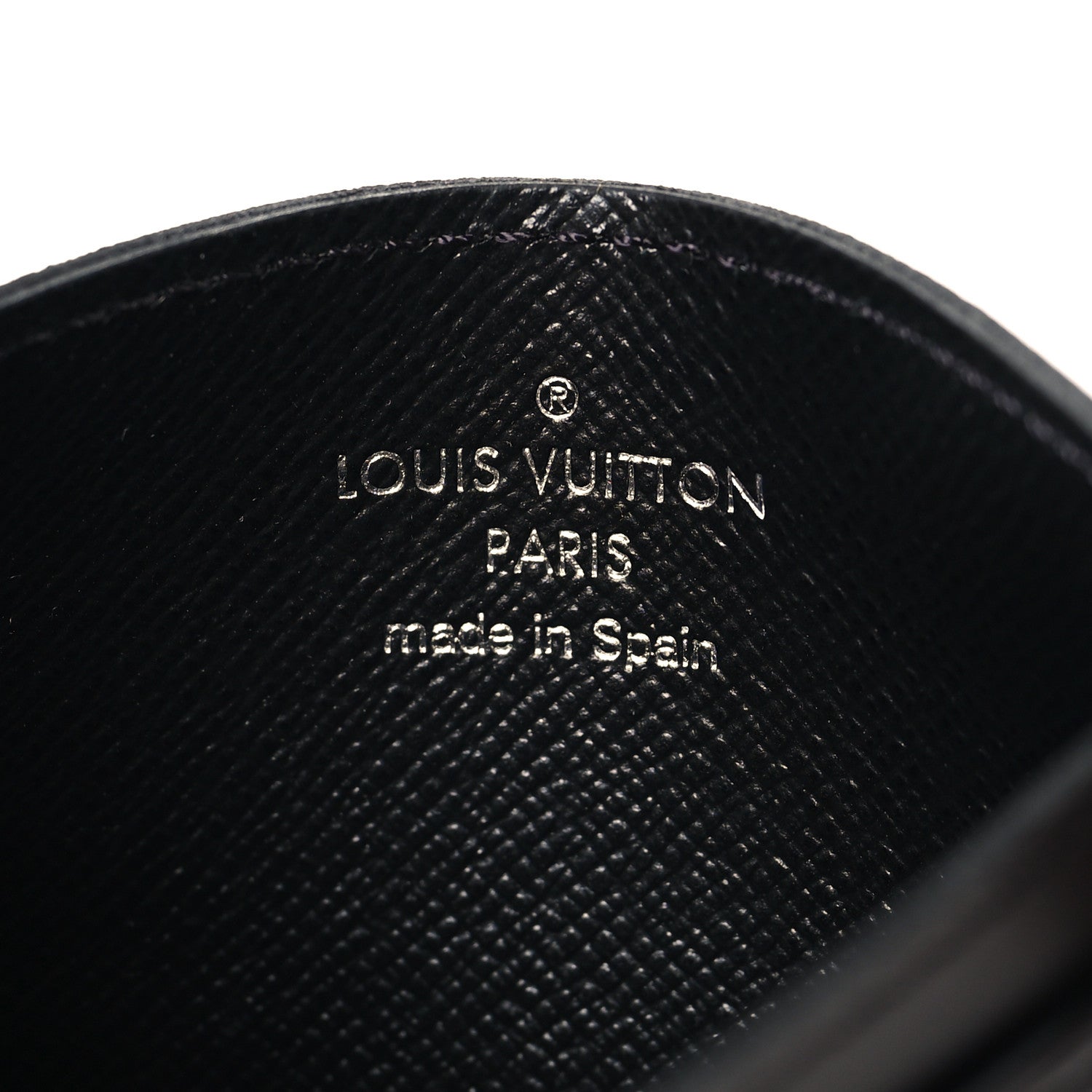 Louis Vuitton Epi Card Holder Black 6 of 7