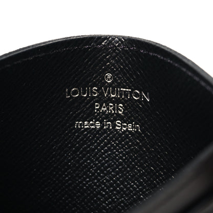 Louis Vuitton Epi Card Holder Black 6 of 7