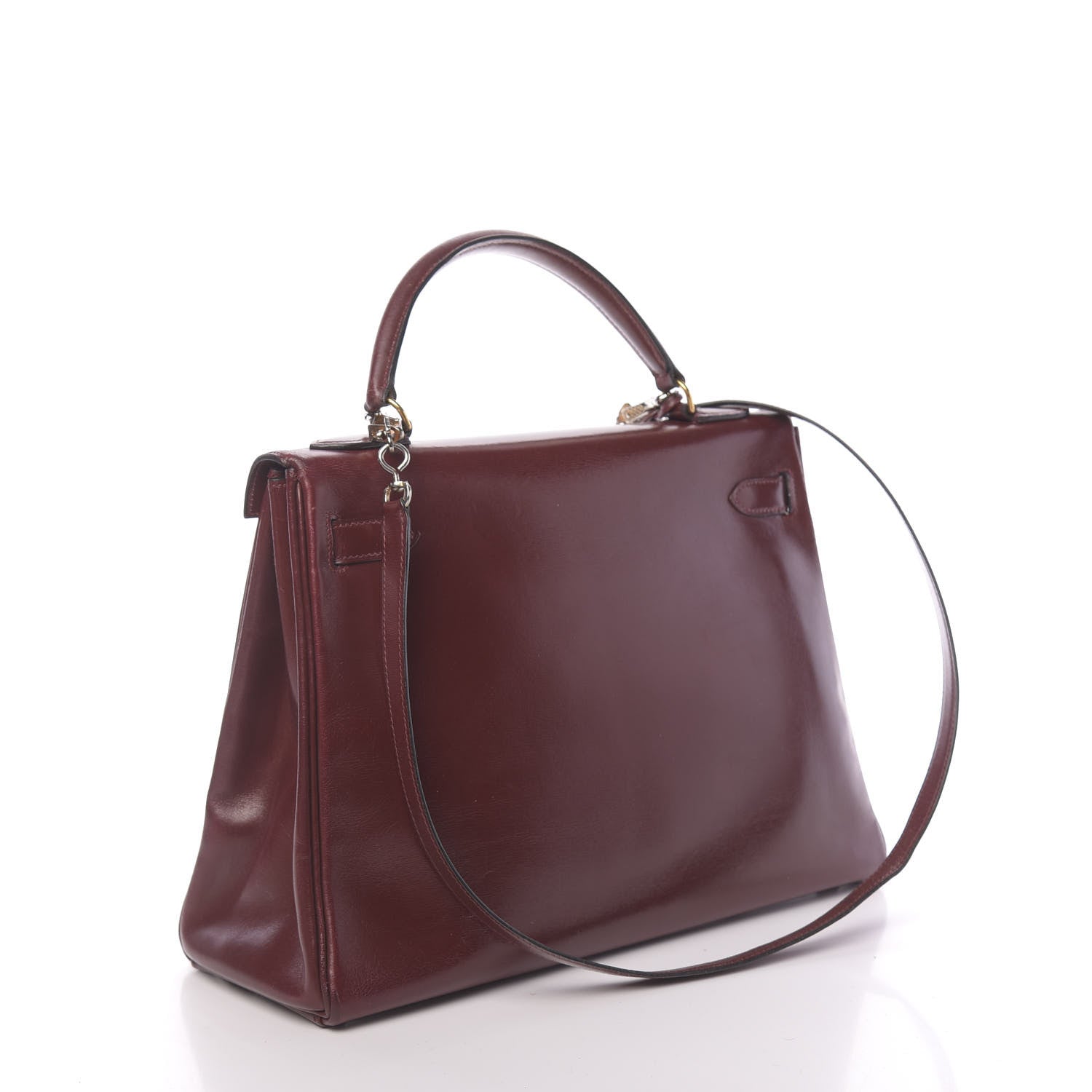 Hermes Box Kelly Retourne 32 Rouge H 3 of 13