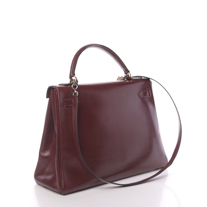Hermes Box Kelly Retourne 32 Rouge H 3 of 13