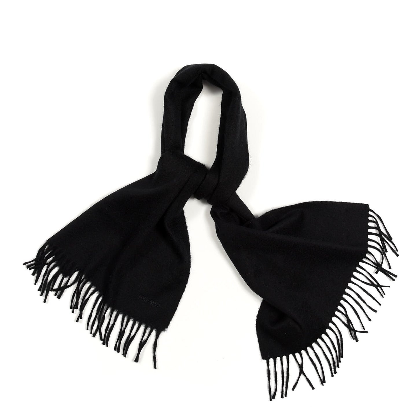 Cashmere Recto Verso Muffler Black
