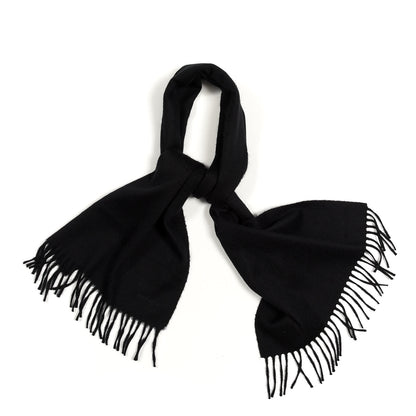 Hermes Cashmere Recto Verso Muffler Black 1 of 4
