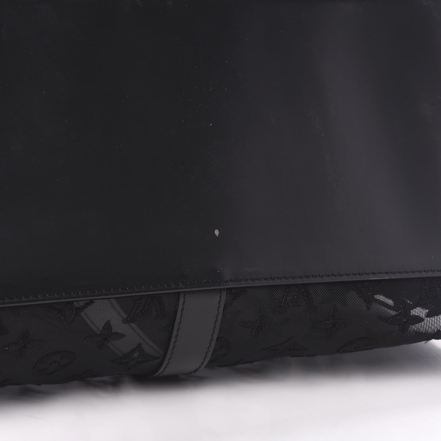 Monogram See Through Keepall Bandouliere 50 Black