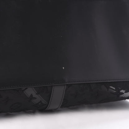 Louis Vuitton Monogram See Through Keepall Bandouliere 50 Black 7 of 11