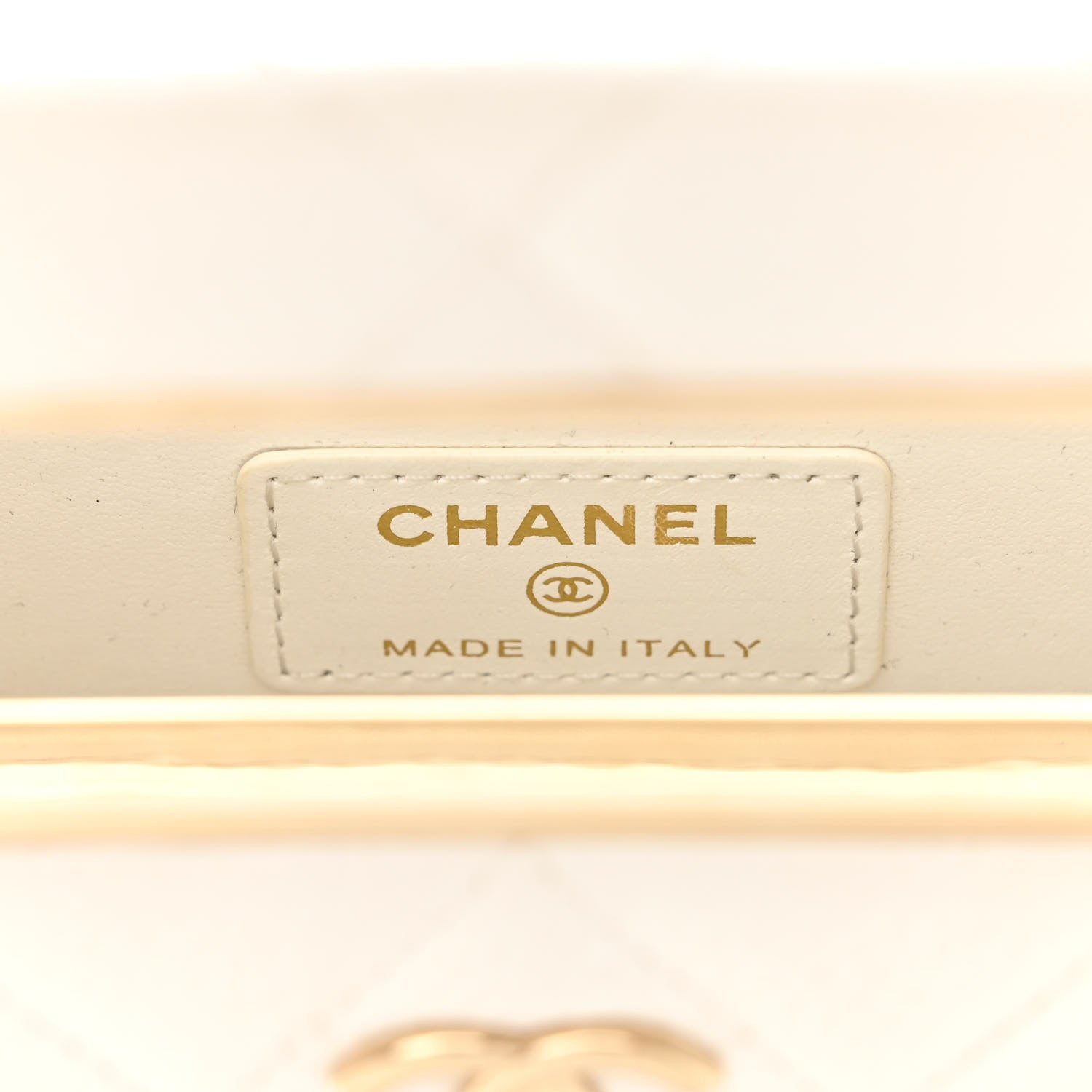 Chanel Caviar Quilted Evening Box Bag White 6 of 14