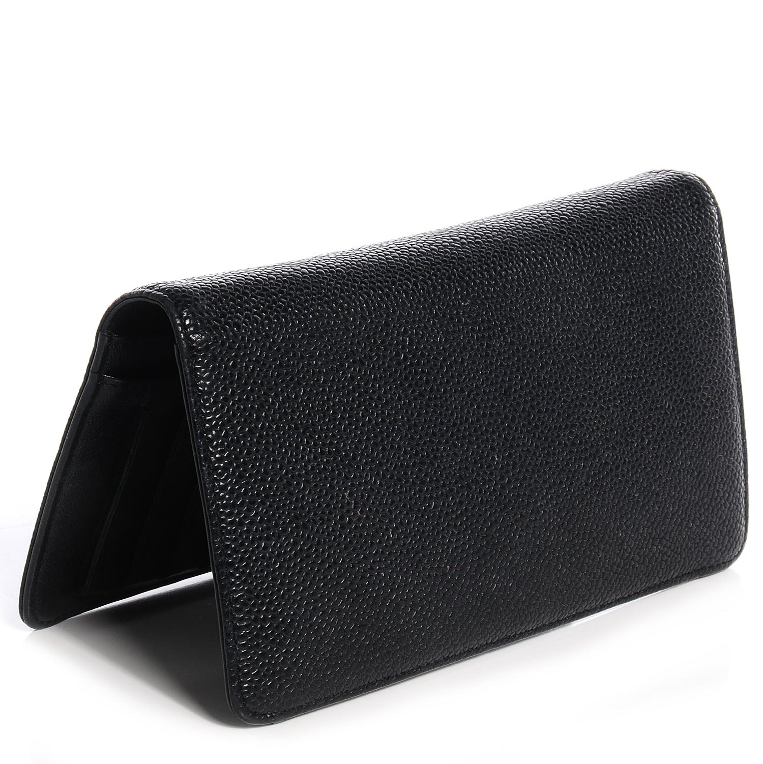 Chanel Caviar Yen CC Wallet Black 3 of 8