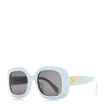 Celine Acetate Triomphe 01 Sunglasses CL40262U Light Blue 1 of 6