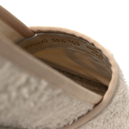 Gucci Terry Cloth Interlocking G Espadrilles 38.5 Ivory Dusty White Beige 10 of 11