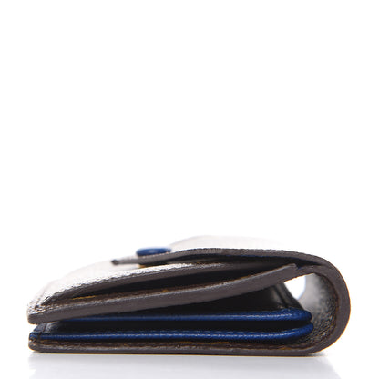 Louis Vuitton Monogram Compact Marie Wallet Blue 9 of 11