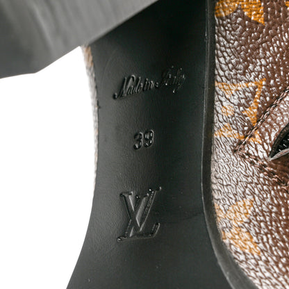 Louis Vuitton Patent Calfskin Monogram Star Trail Ankle Boots 39 Black 8 of 8