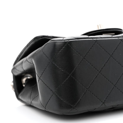 Chanel Lambskin Quilted Mini Square Flap Black 9 of 10
