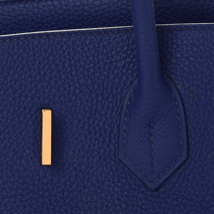 Hermes Togo Birkin 35 Bleu Electrique 27 of 40
