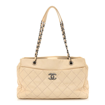 Chanel Calfskin Medium Stitch It Tote Beige 1 of 13