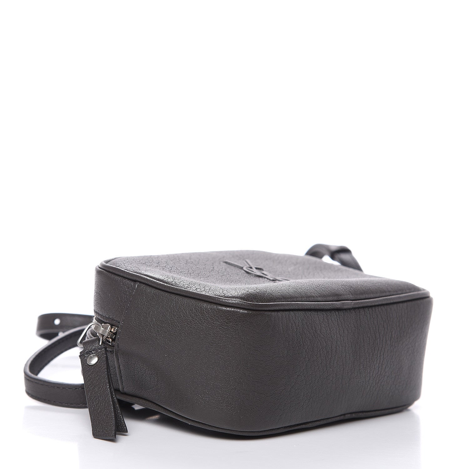 Saint Laurent Lambskin Monogram Lou Belt Bag Asphalt 4 of 9