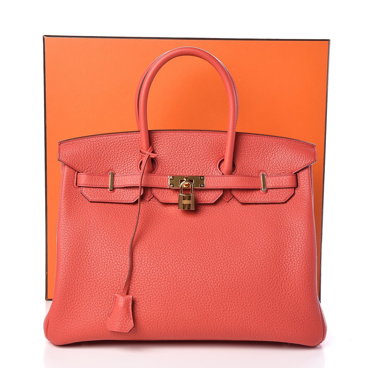 Hermes Taurillon Clemence Birkin 35 Rose Jaipur 35 of 35