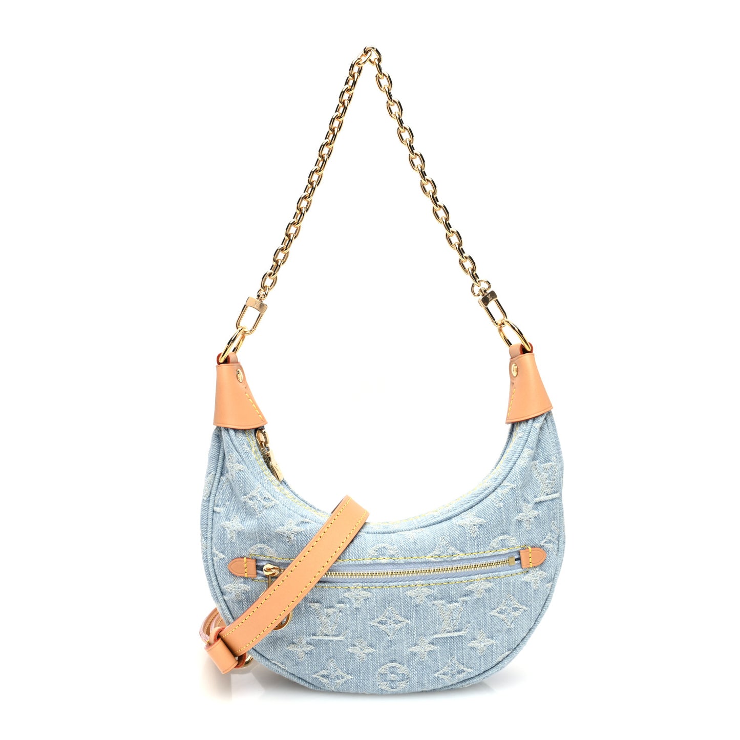 Monogram Denim Loop Sky Denim