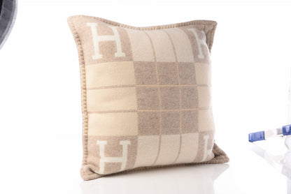 Hermes Wool Cashmere Avalon III Pillow PM Coco Camomille 3 of 9
