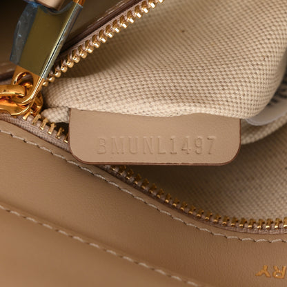 Burberry Smooth Calfskin Archive Canvas Check Mini Pocket Bag Dusty Sand 13 of 19