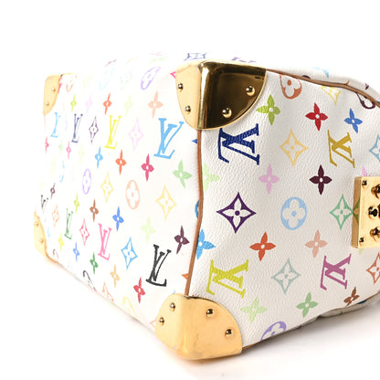 Louis Vuitton Monogram Multicolor Speedy 30 White 9 of 9
